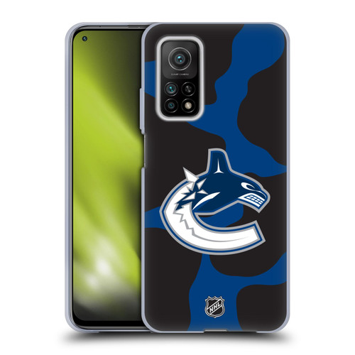 NHL Vancouver Canucks Cow Pattern Soft Gel Case for Xiaomi Mi 10T 5G