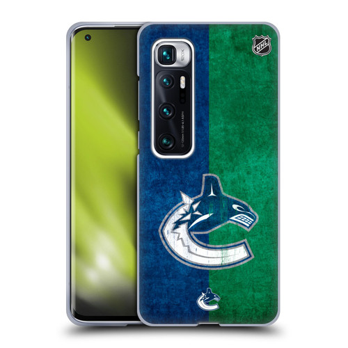 NHL Vancouver Canucks Half Distressed Soft Gel Case for Xiaomi Mi 10 Ultra 5G