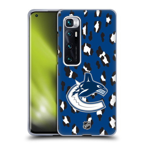 NHL Vancouver Canucks Leopard Patten Soft Gel Case for Xiaomi Mi 10 Ultra 5G