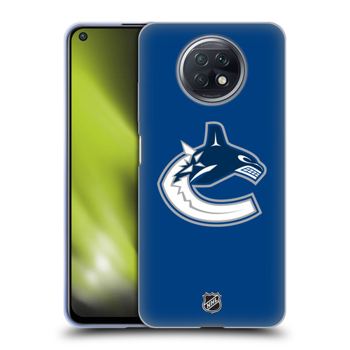 NHL Vancouver Canucks Plain Soft Gel Case for Xiaomi Redmi Note 9T 5G