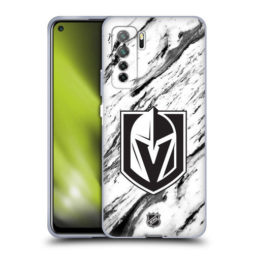 NHL Vegas Golden Knights Marble Soft Gel Case for Huawei Nova 7 SE/P40 Lite 5G
