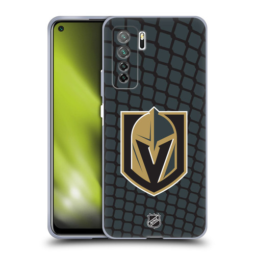 NHL Vegas Golden Knights Net Pattern Soft Gel Case for Huawei Nova 7 SE/P40 Lite 5G