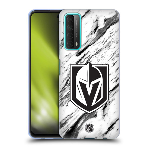 NHL Vegas Golden Knights Marble Soft Gel Case for Huawei P Smart (2021)