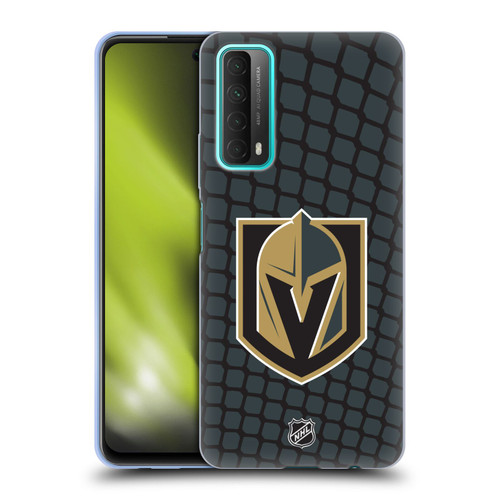 NHL Vegas Golden Knights Net Pattern Soft Gel Case for Huawei P Smart (2021)