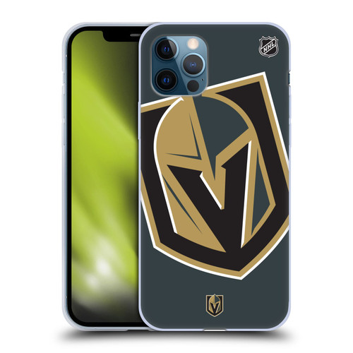 NHL Vegas Golden Knights Oversized Soft Gel Case for Apple iPhone 12 / iPhone 12 Pro