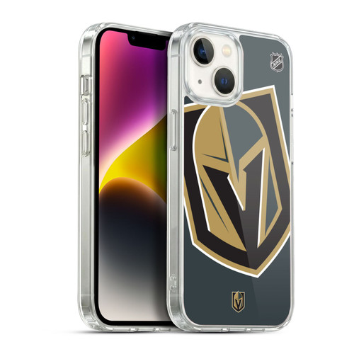 NHL Vegas Golden Knights Oversized Soft Gel Case for Apple iPhone 14