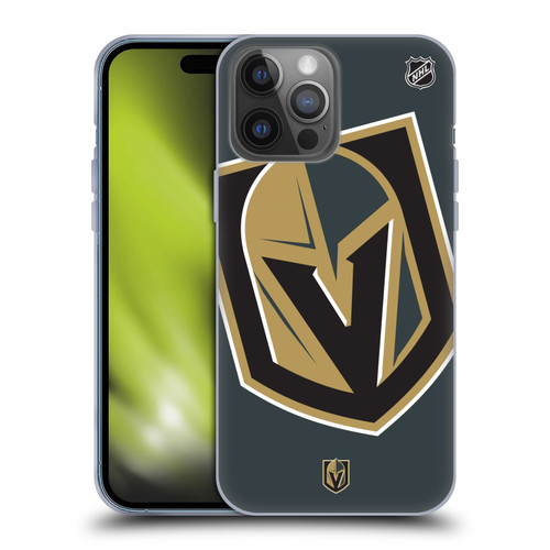 NHL Vegas Golden Knights Oversized Soft Gel Case for Apple iPhone 14 Pro Max