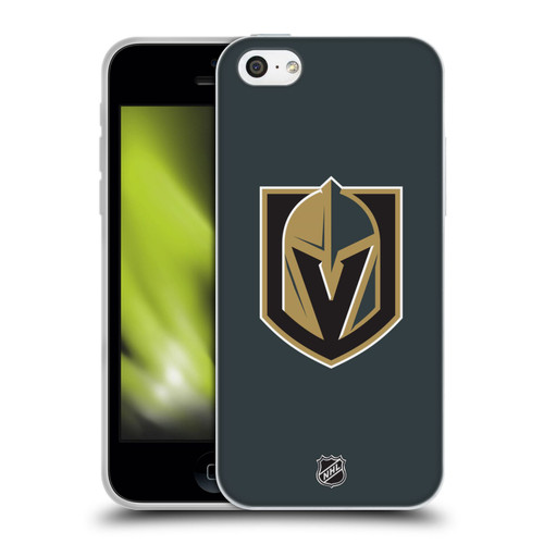 NHL Vegas Golden Knights Plain Soft Gel Case for Apple iPhone 5c