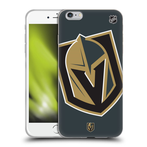 NHL Vegas Golden Knights Oversized Soft Gel Case for Apple iPhone 6 Plus / iPhone 6s Plus