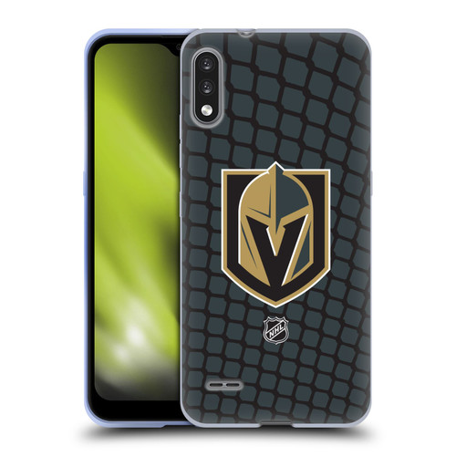 NHL Vegas Golden Knights Net Pattern Soft Gel Case for LG K22