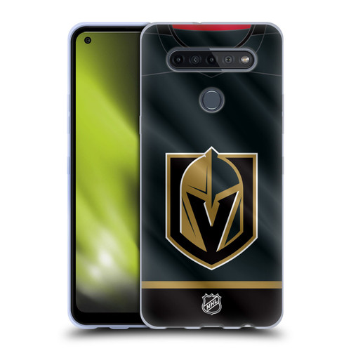 NHL Vegas Golden Knights Jersey Soft Gel Case for LG K51S