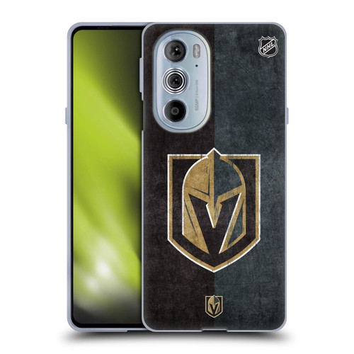 NHL Vegas Golden Knights Half Distressed Soft Gel Case for Motorola Edge X30