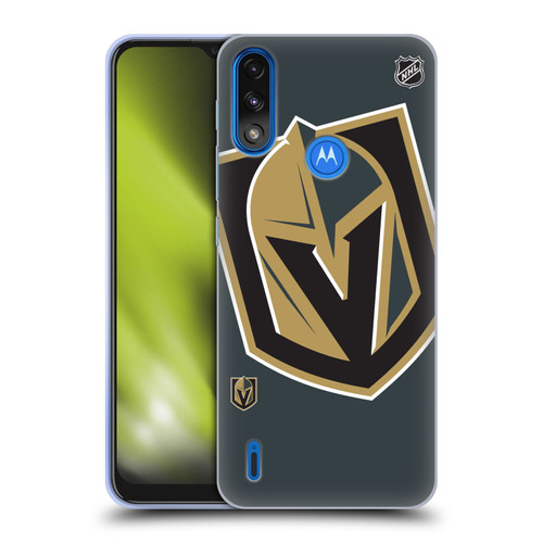 NHL Vegas Golden Knights Oversized Soft Gel Case for Motorola Moto E7 Power / Moto E7i Power