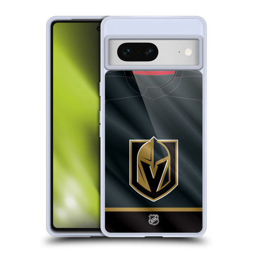 NHL Vegas Golden Knights Jersey Soft Gel Case for Google Pixel 7