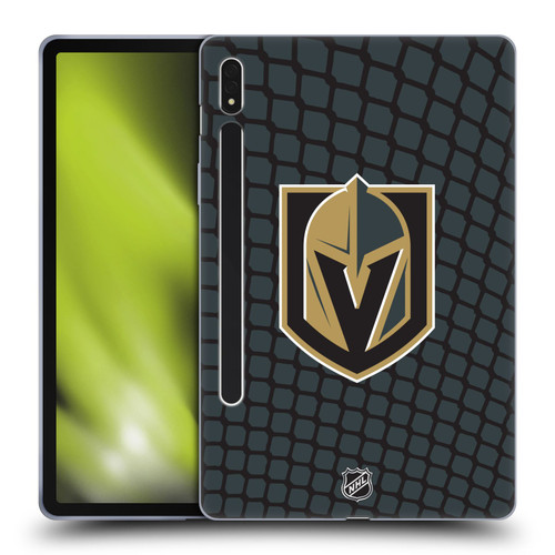 NHL Vegas Golden Knights Net Pattern Soft Gel Case for Samsung Galaxy Tab S8