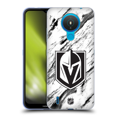 NHL Vegas Golden Knights Marble Soft Gel Case for Nokia 1.4