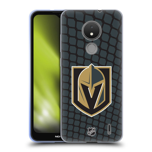 NHL Vegas Golden Knights Net Pattern Soft Gel Case for Nokia C21