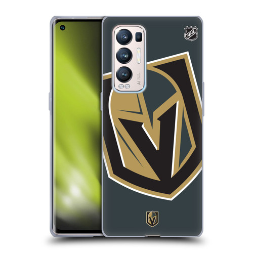 NHL Vegas Golden Knights Oversized Soft Gel Case for OPPO Find X3 Neo / Reno5 Pro+ 5G