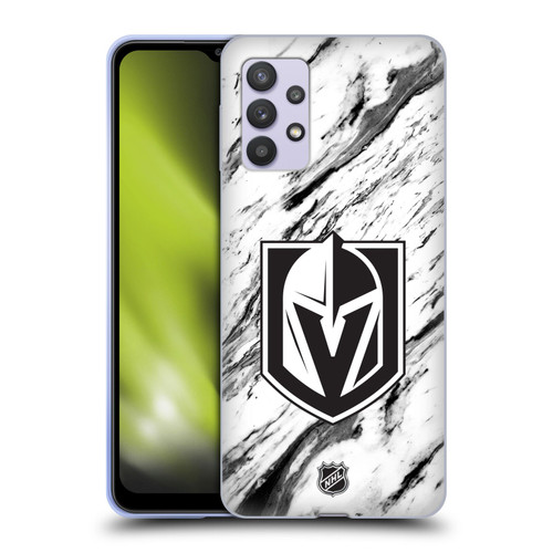 NHL Vegas Golden Knights Marble Soft Gel Case for Samsung Galaxy A32 5G / M32 5G (2021)