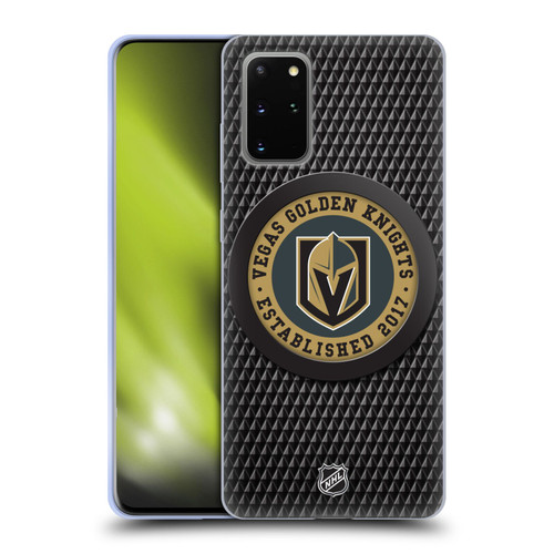 NHL Vegas Golden Knights Puck Texture Soft Gel Case for Samsung Galaxy S20+ / S20+ 5G