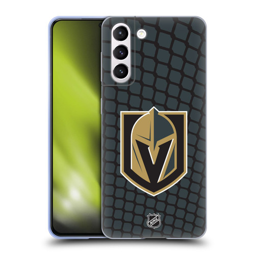NHL Vegas Golden Knights Net Pattern Soft Gel Case for Samsung Galaxy S21 5G