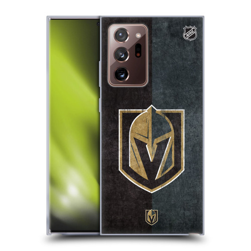 NHL Vegas Golden Knights Half Distressed Soft Gel Case for Samsung Galaxy Note20 Ultra / 5G