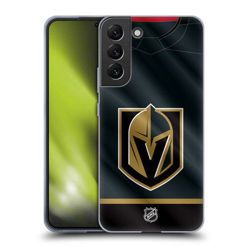 NHL Vegas Golden Knights Jersey Soft Gel Case for Samsung Galaxy S22+ 5G