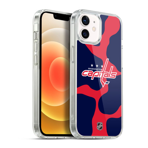 NHL Washington Capitals Cow Pattern Soft Gel Case for Apple iPhone 12 / iPhone 12 Pro & MagSafe
