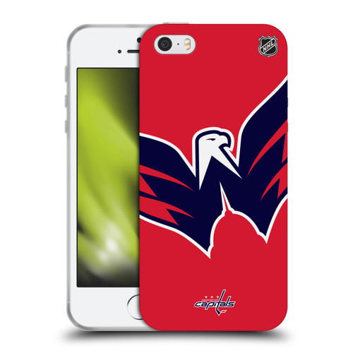 NHL Washington Capitals Oversized Soft Gel Case for Apple iPhone 5 / 5s / iPhone SE 2016