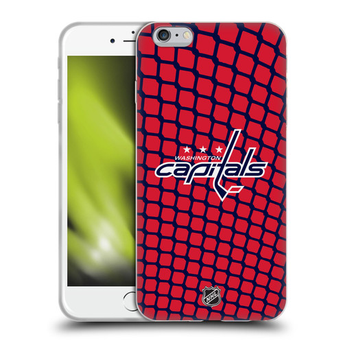 NHL Washington Capitals Net Pattern Soft Gel Case for Apple iPhone 6 Plus / iPhone 6s Plus