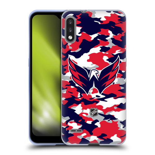 NHL Washington Capitals Camouflage Soft Gel Case for LG K22