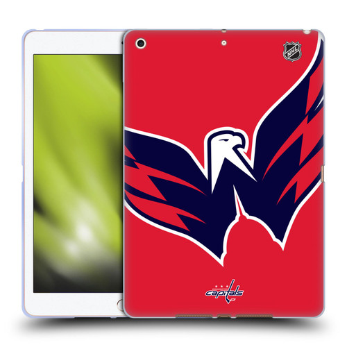 NHL Washington Capitals Oversized Soft Gel Case for Apple iPad 10.2 2019/2020/2021