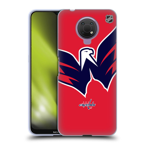 NHL Washington Capitals Oversized Soft Gel Case for Nokia G10