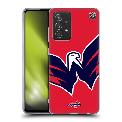 NHL Washington Capitals Oversized Soft Gel Case for Samsung Galaxy A52 / A52s / 5G (2021)