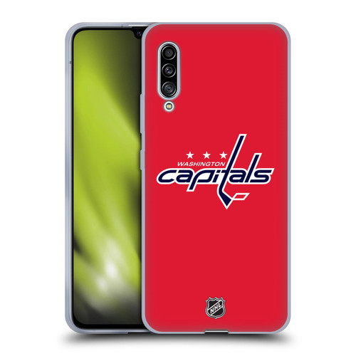 NHL Washington Capitals Plain Soft Gel Case for Samsung Galaxy A90 5G (2019)