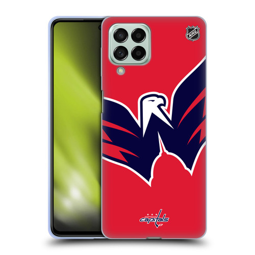 NHL Washington Capitals Oversized Soft Gel Case for Samsung Galaxy M53 (2022)