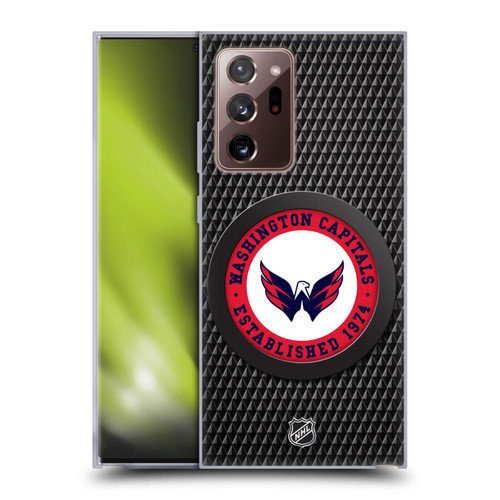 NHL Washington Capitals Puck Texture Soft Gel Case for Samsung Galaxy Note20 Ultra / 5G