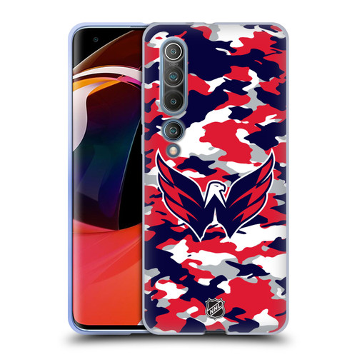 NHL Washington Capitals Camouflage Soft Gel Case for Xiaomi Mi 10 5G / Mi 10 Pro 5G