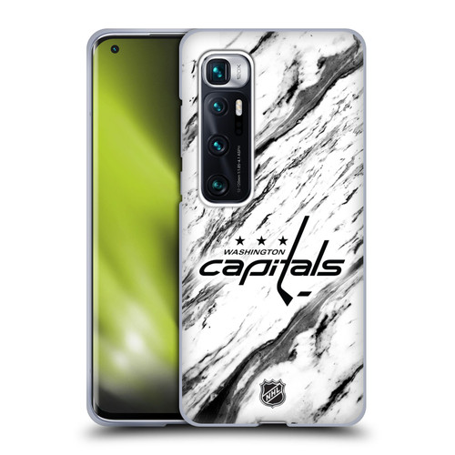 NHL Washington Capitals Marble Soft Gel Case for Xiaomi Mi 10 Ultra 5G