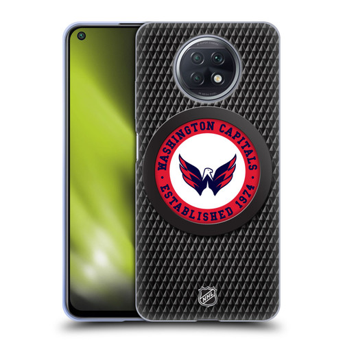 NHL Washington Capitals Puck Texture Soft Gel Case for Xiaomi Redmi Note 9T 5G