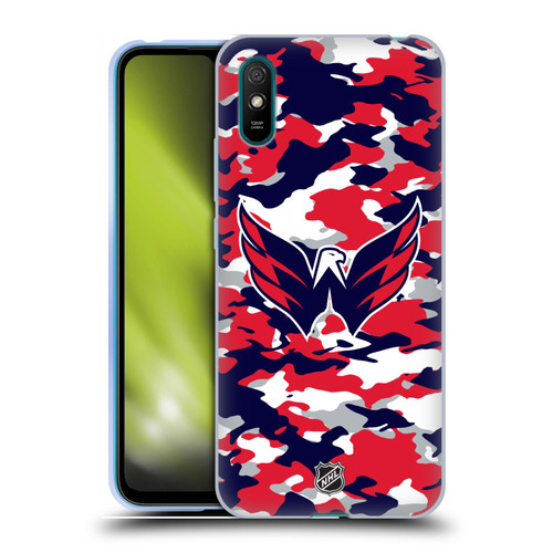 NHL Washington Capitals Camouflage Soft Gel Case for Xiaomi Redmi 9A / Redmi 9AT