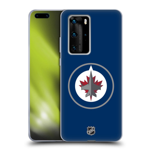 NHL Winnipeg Jets Plain Soft Gel Case for Huawei P40 Pro / P40 Pro Plus 5G