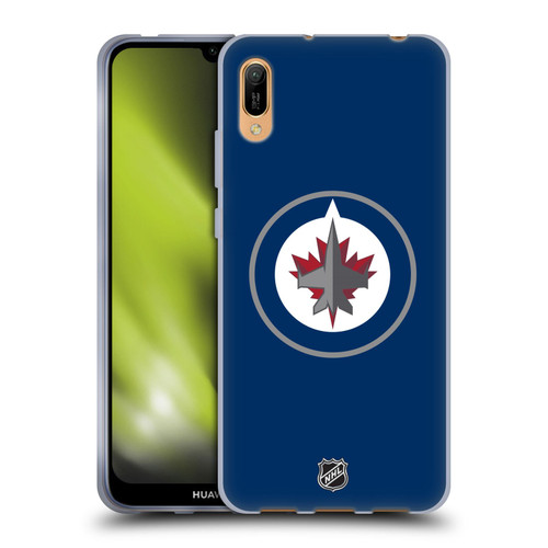NHL Winnipeg Jets Plain Soft Gel Case for Huawei Y6 Pro (2019)