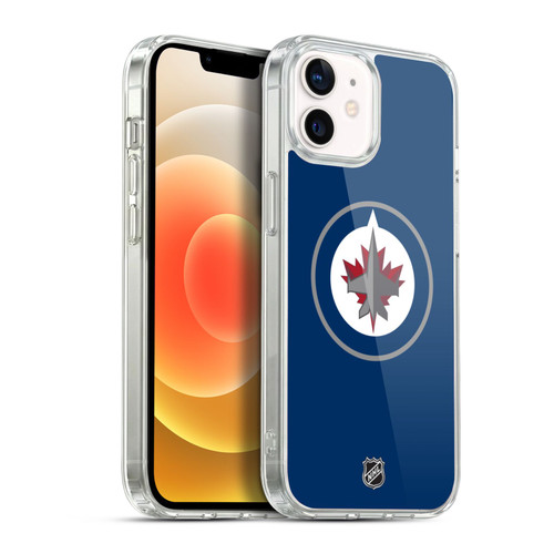 NHL Winnipeg Jets Plain Soft Gel Case for Apple iPhone 12 / iPhone 12 Pro & MagSafe