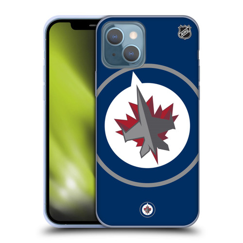 NHL Winnipeg Jets Oversized Soft Gel Case for Apple iPhone 13
