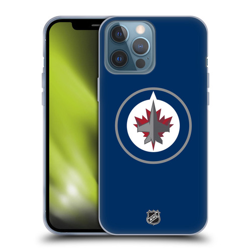 NHL Winnipeg Jets Plain Soft Gel Case for Apple iPhone 13 Pro Max