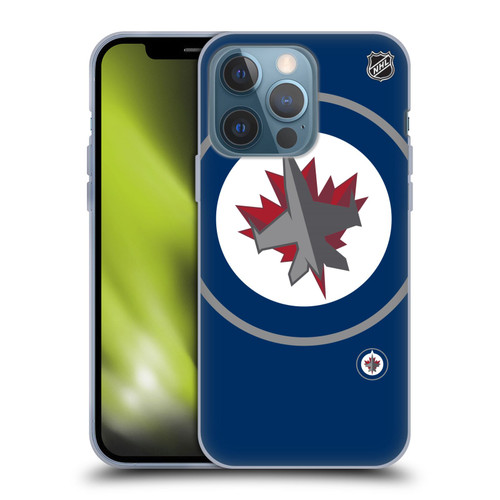 NHL Winnipeg Jets Oversized Soft Gel Case for Apple iPhone 13 Pro