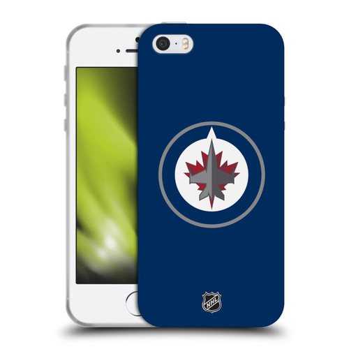 NHL Winnipeg Jets Plain Soft Gel Case for Apple iPhone 5 / 5s / iPhone SE 2016