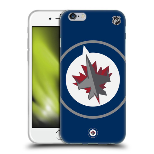 NHL Winnipeg Jets Oversized Soft Gel Case for Apple iPhone 6 / iPhone 6s
