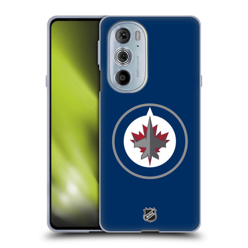 NHL Winnipeg Jets Plain Soft Gel Case for Motorola Edge X30